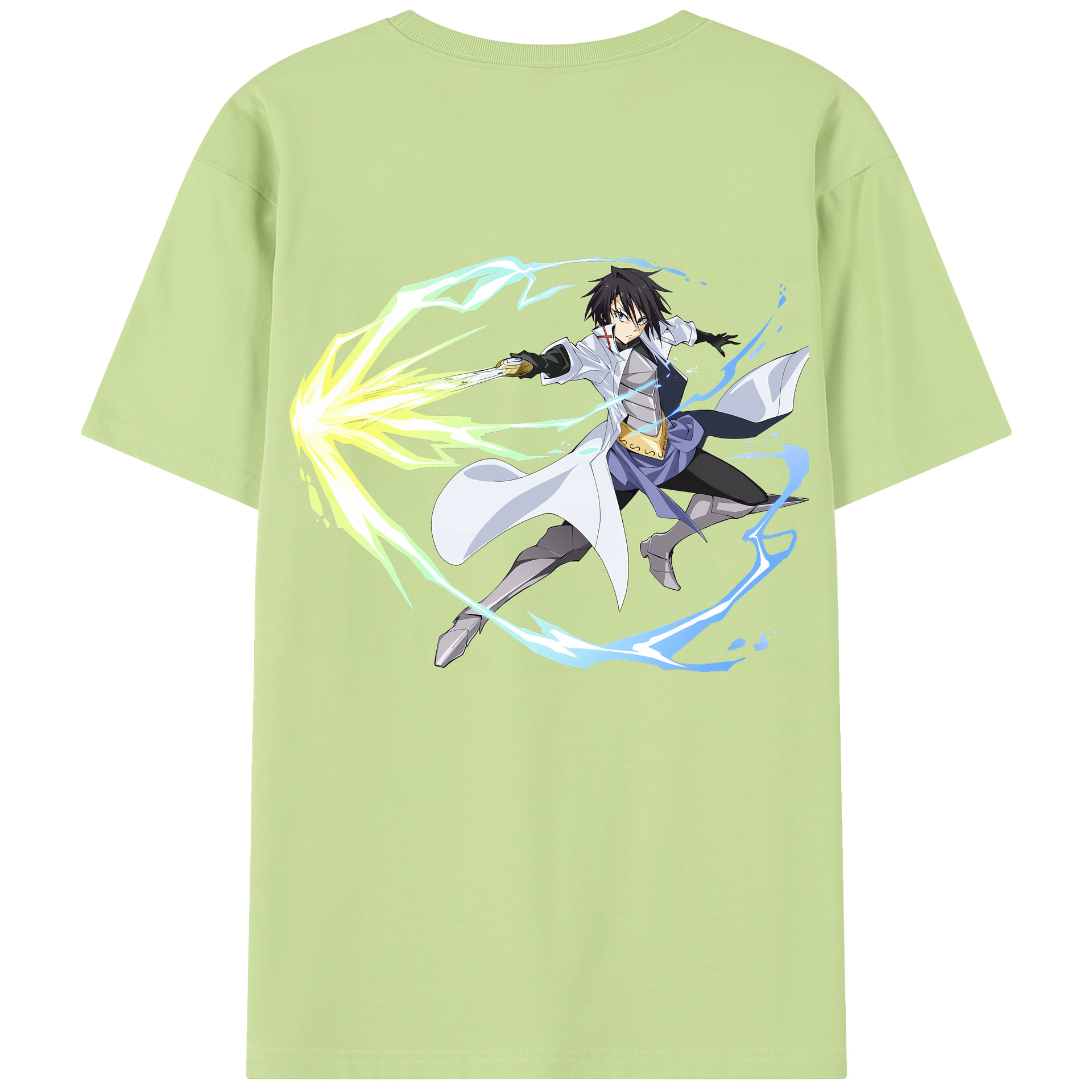 （画像用） 転スラ Regarding Reincarnated to Slime 綿100％半袖Tシャツ（背面プリント）